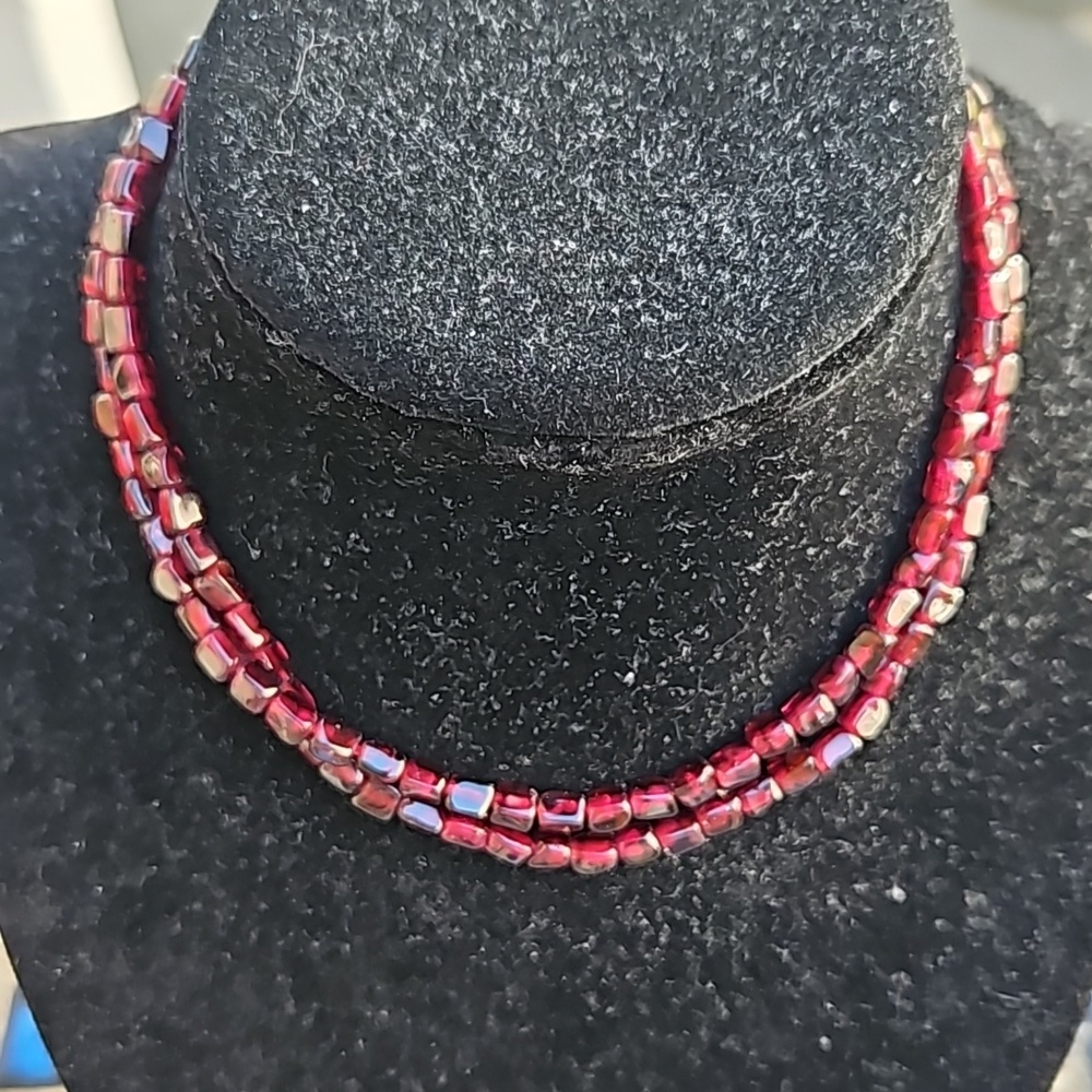 Vintage Garnet Necklace